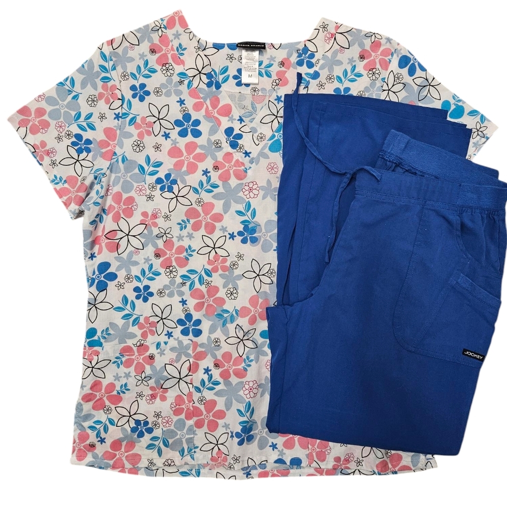 Flowers scrub set